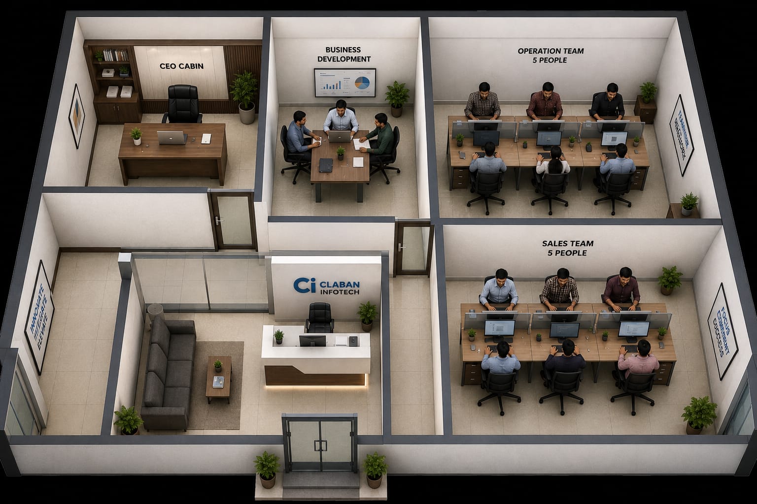 Claban Infotech office â€” Digital Marketing Agency in Bongaon West Bengal